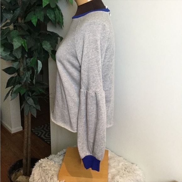 Pop Sugar Womans size small balloon sleeve sweatshirt NWT - Picture 3 of 16